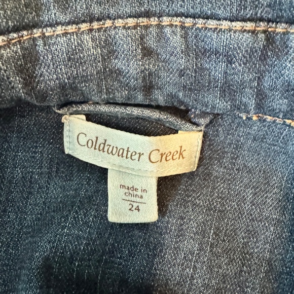 COLDWATER CREEK - Jean Jacket, Plus-Size 24 - Picture 3 of 3